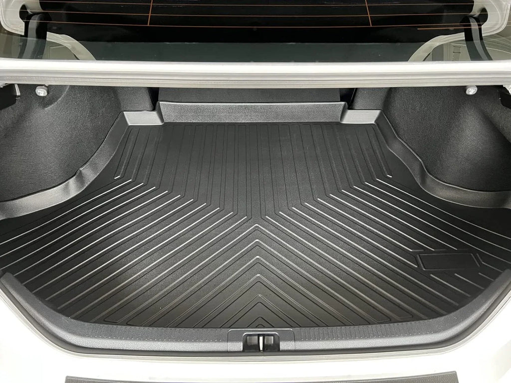 EACCESSORIES EA Cargo Liner – Trunk Mat for  Camry 2018-2024 – atmospheric conditions-protected Trunk Mats for Cars with Raised Lip – Non-Slip Car Trunk Mat Rubber – Easy to Install – Laser Pre-Cut Design