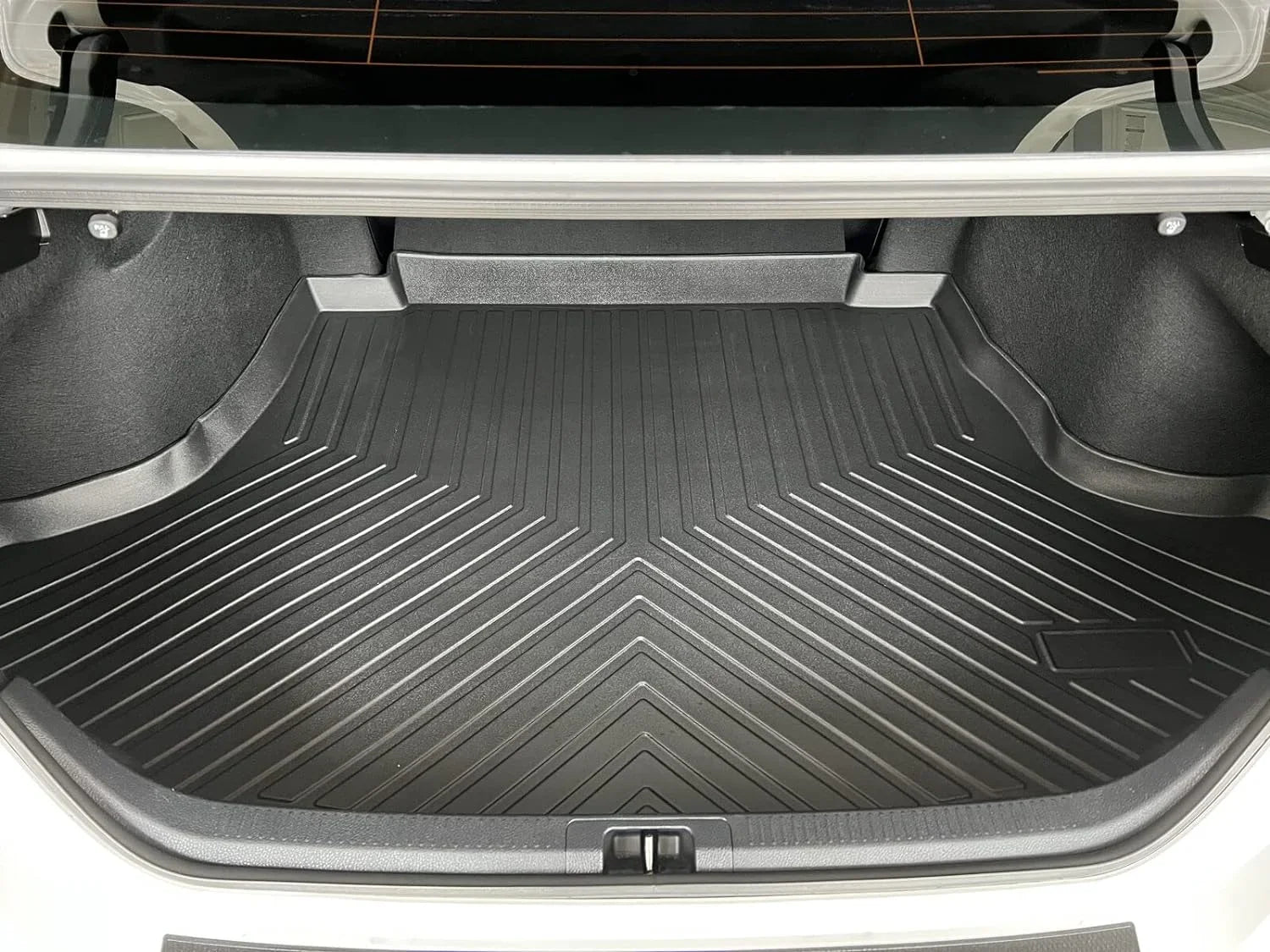 EACCESSORIES EA Cargo Liner – Trunk Mat for  Camry 2018-2024 – atmospheric conditions-protected Trunk Mats for Cars with Raised Lip – Non-Slip Car Trunk Mat Rubber – Easy to Install – Laser Pre-Cut Design
