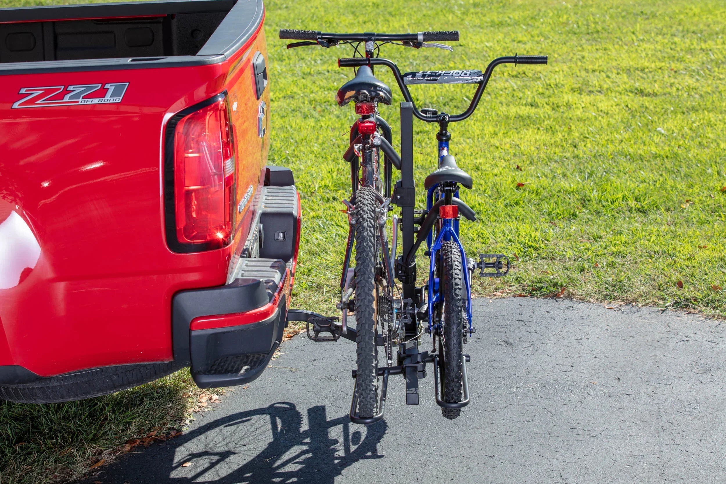Capacity Foldable Hitch-Mount Platform 2-Bike Car Rack 10104071. Hyper Tough 80 lbs