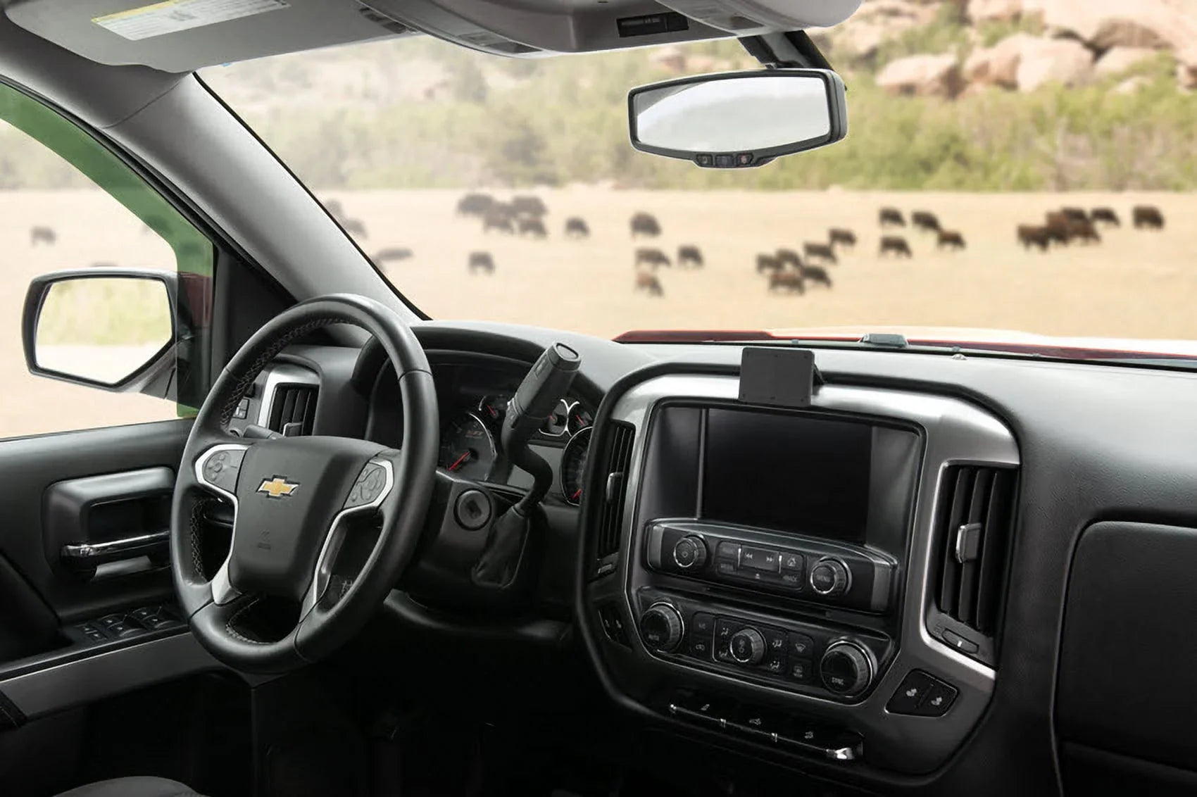 Scosche PC855014 ProClip Center Dash Mount suitable with 2014-2018 Chevy Silverado 1500 Series (Mounting Base Only)