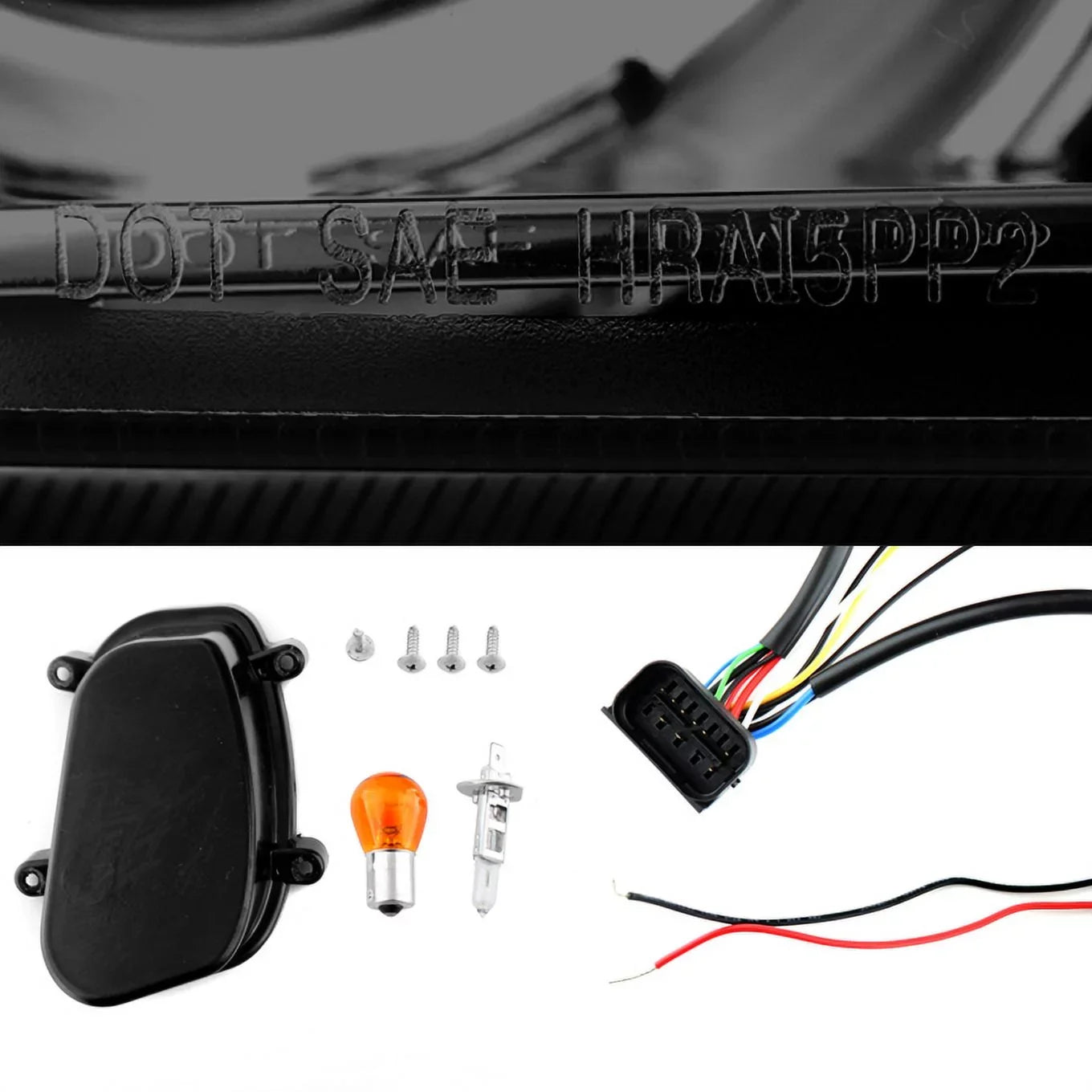 [Eye Lid] Fits 06-08  E90 3-Series Sedan Smoked Halo LED Projector Headlights Fits select: 2007-2008  328, 2006  325