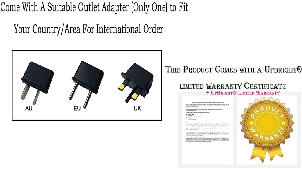 UPBRIGHT NEW Global AC / DC Adapter For Bowers & Wilkins B & W MM-1 MM1 Hi-Fi Speakers Amazing Sound Power Supply Cord Cable PS Charger Mains PSU