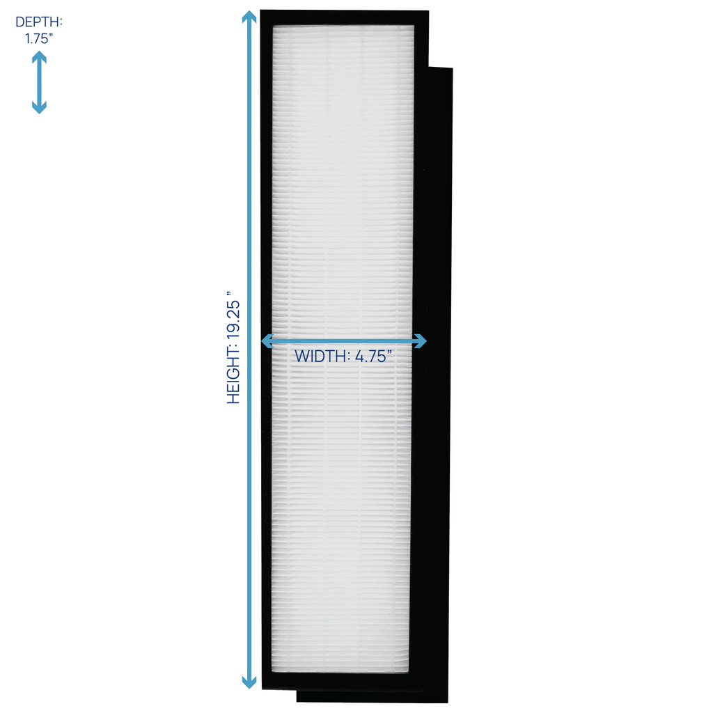 Filter Bros Filter C suitable With GermGuardian FLT5000 - AC5000, AC5000E, HEPA Replacement For Home Air Cleaner Purifiers, AC5300B, AC5250PT With Technologies and AC5350B, AC5350BCA, AC5350W, AC530