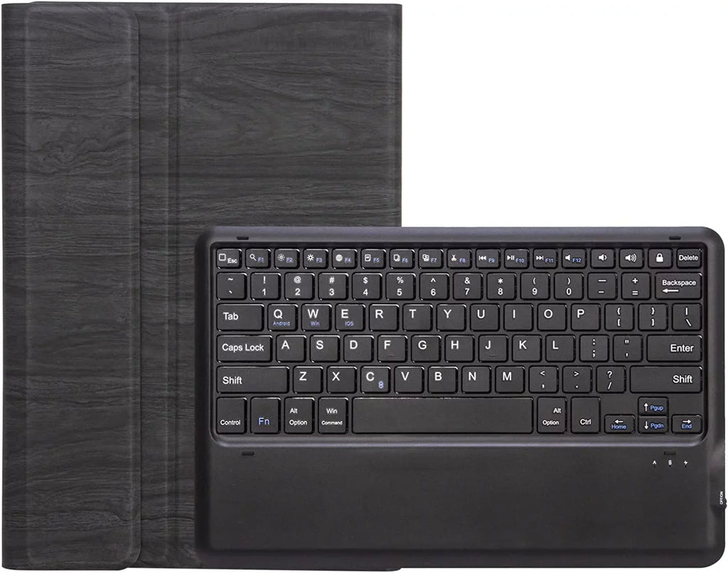 Touch Keyboard Case for Surface Pro 7 (2019) /Pro 6 (2018) /Pro 5 (2017) /Pro 4 (2015) 12.3 Inch Tablet, Magnetically Detachable Wireless Keyboard with Trackpad, Slim Light Folio Stand Case