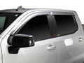 Auto Ventshade (AVS) by RealTruck Outside Mount Front Window Ventvisor 2Pc - Chrome appropriate with Select: 2017-2019 Nissan Titan Xd, 2021 Nissan Titan Sv/Sl/Platinum Reserve