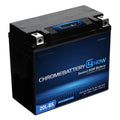 Chrome Battery Now Ytx20l-bs (20l-bs 12 Volt,18 Ah, 270 Cca) Intelligent Wireless Smartphone Connectivity AGM Battery for Personal Watercraft - Brp (sea-doo) 900 Gti 90 Years (2018 - 2020)