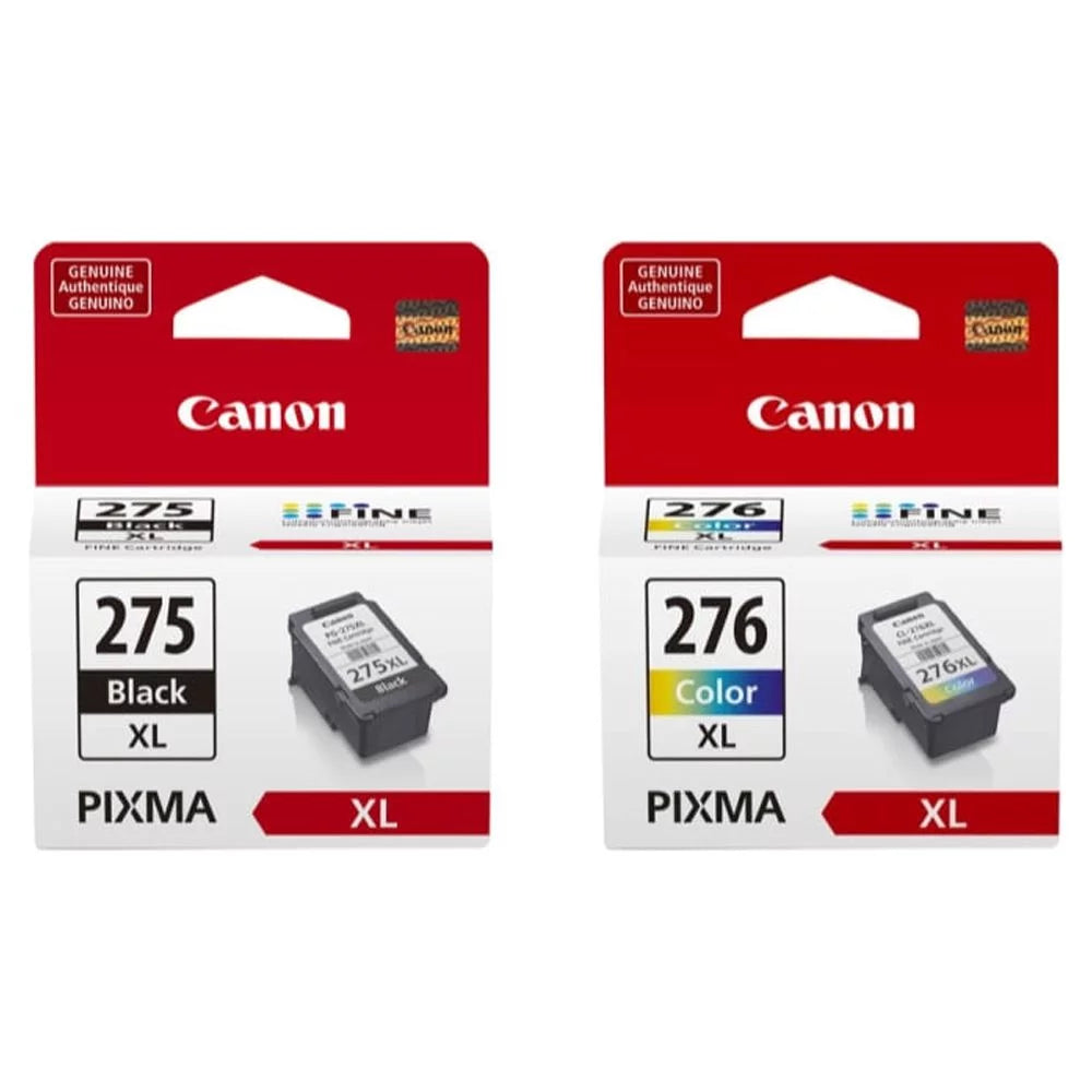PG-275XL Black and CL-276XL Color Ink Cartridge (Black, Cyan, Magenta and Yellow)
