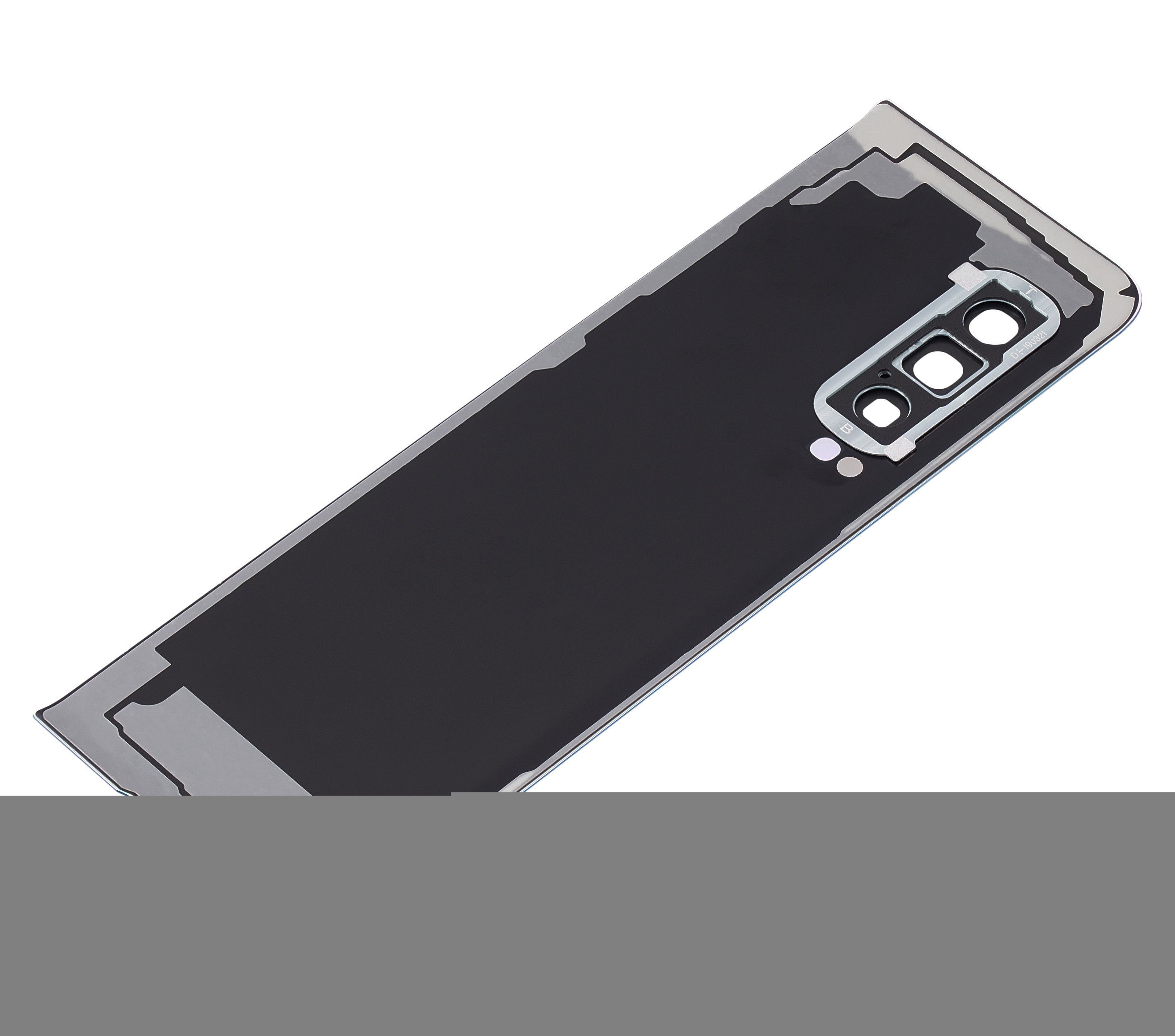 Replacement Back shield Glass With Camera Lens appropriate For  Galaxy Fold 4G (F900) (Aftermarket Plus) (Space Silver)