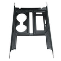 Carbon Fiber Pattern Car Center Console Gear Shift Cup Holder Trim shield for  F-150 2015 2016 2017 2018 2019 Black