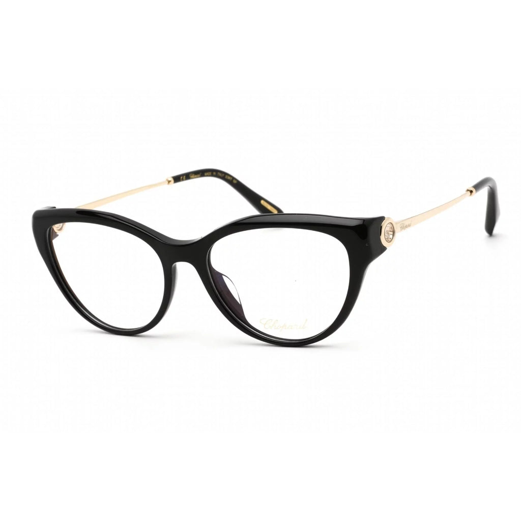 Chopard VCH323S 0700 Women's Black/Gold Plastic Frame Eyeglasses
