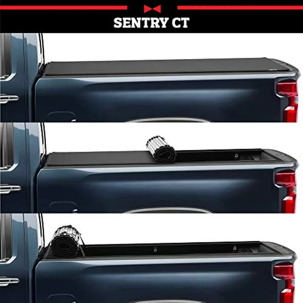 Truxedo Sentry Ct Hard Rolling Truck Bed Tonneau protector | 1594716 | matching with 2022  Maverick 4' 6" Bed (54.4")