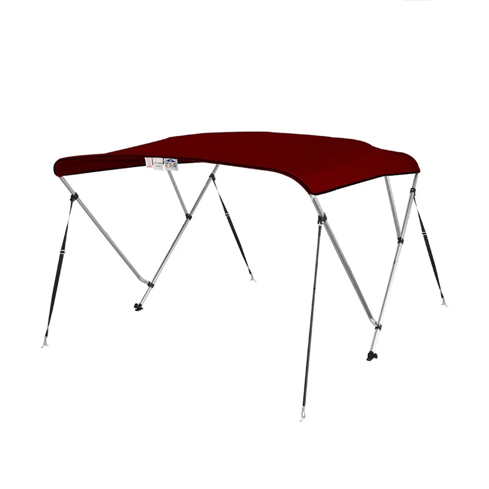 New 4 Seasons Brand vessel Bimini Top protector 3 Bow 54”H x 79”-84” W Burgundy