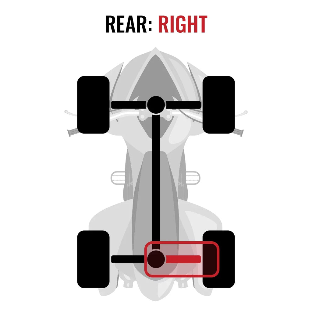 Sixity XT Rear Right Axle appropriate with Can-Am Renegade 1000 2015 - EFI 4X4