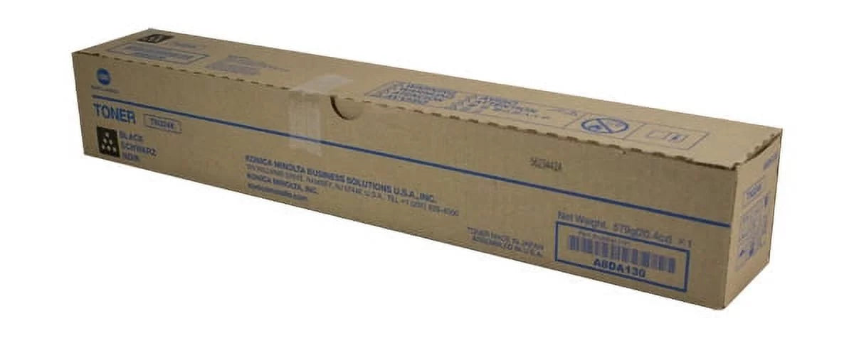 OEM Konica Minolta TN324K (A8DA130) Toner Cartridge, BLACK, 28K YIELD - for use in Konica Minolta BIZHUB C258 printer, BIZHUB C308 printer, BIZHUB C368