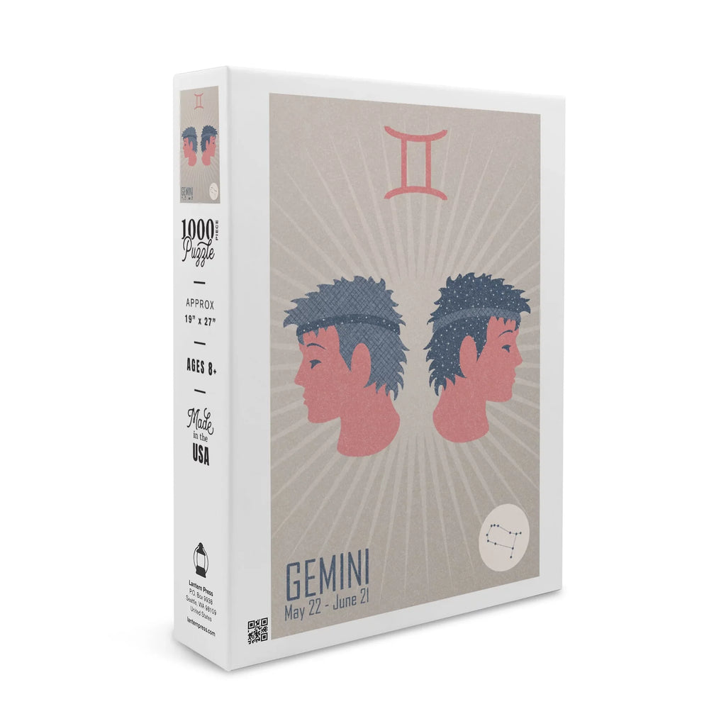 Gemini, Woven Zodiac (1000 Piece Puzzle, Size 19x27, Challenging Jigsaw Puzzle for Adults and Family, Made in USA)