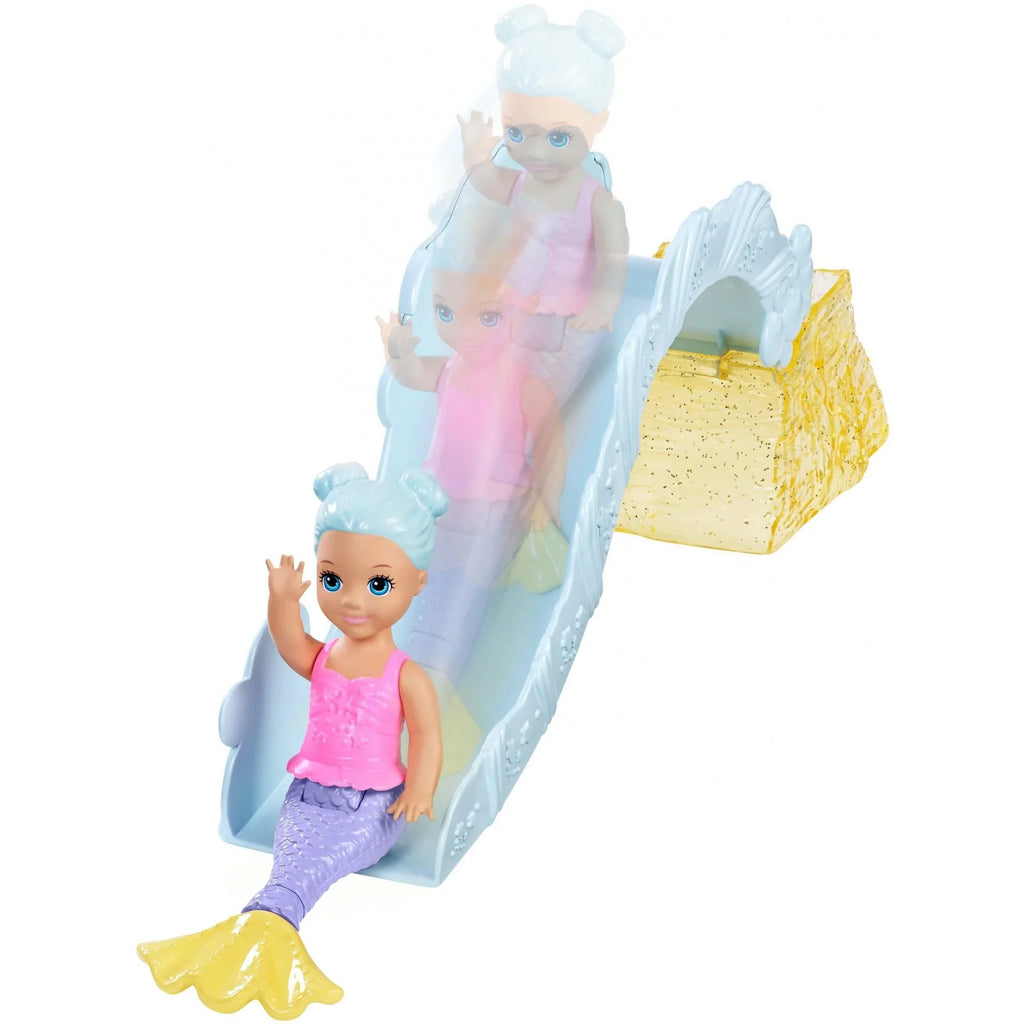 Barbie Dreamtopia Mermaid Doll, Mertoddler & Merbaby Playset