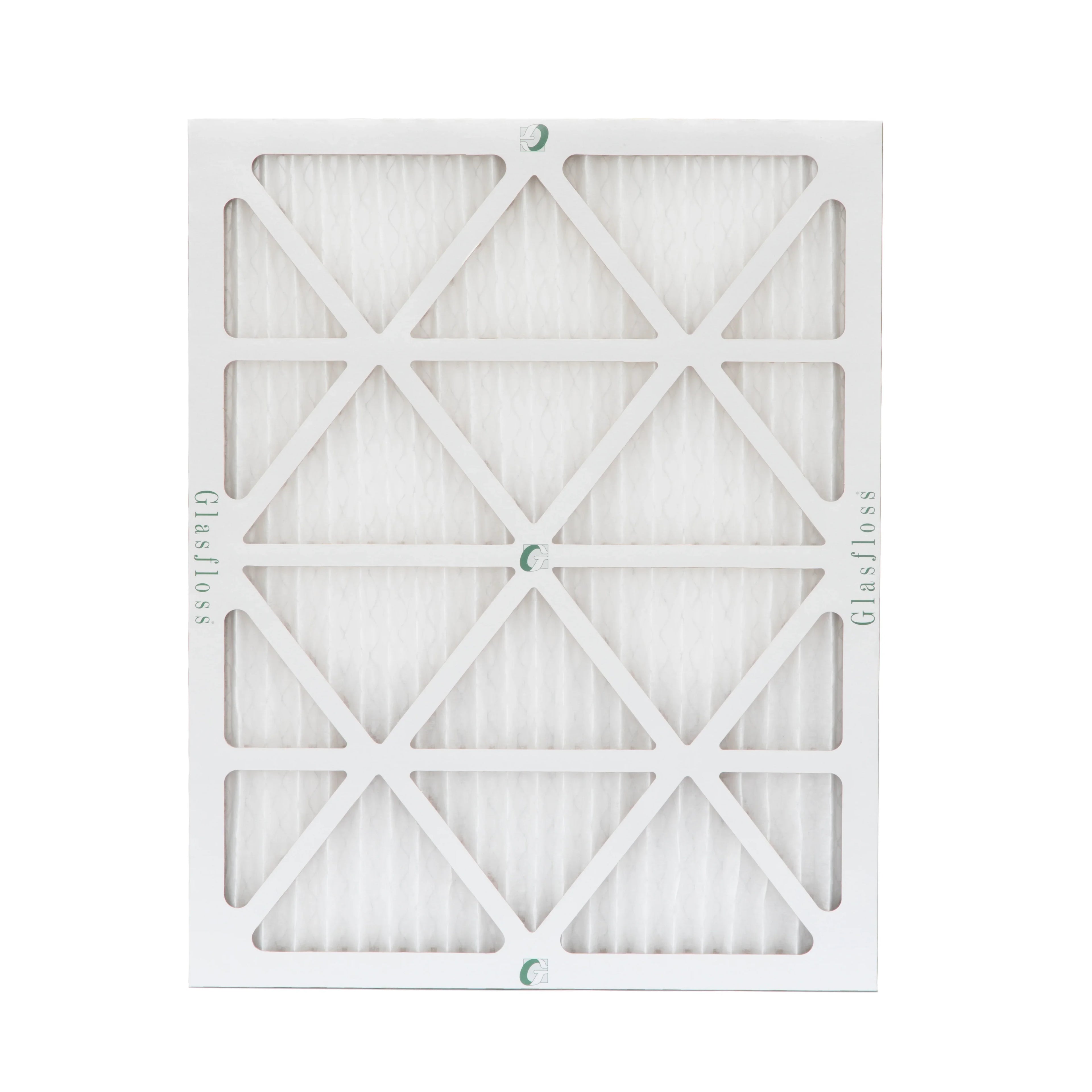 6 Pack. 15x20x1 MERV 13 Pleated AC Furnace Air Filters by Glasfloss Industries