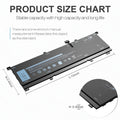 New 0TMFYT 8N0T7 Laptop Battery For  XPS 15 9575 P73F Precision 5530 2-in-1
