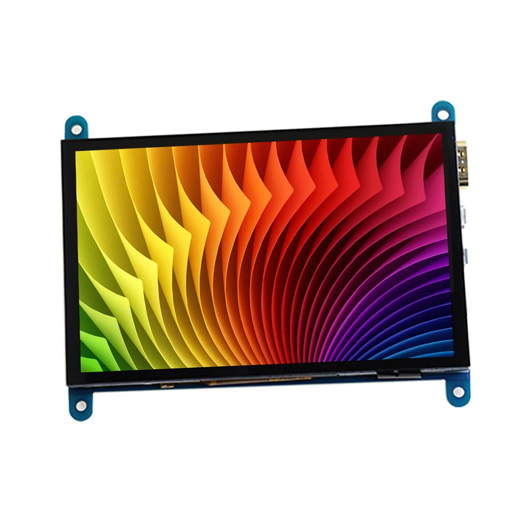 walmeck 5 Inch Capacitive Touchscreen Display 800*480 Resolution Small Portable with USB Interface suitable with Raspberry Pi Educational Tool