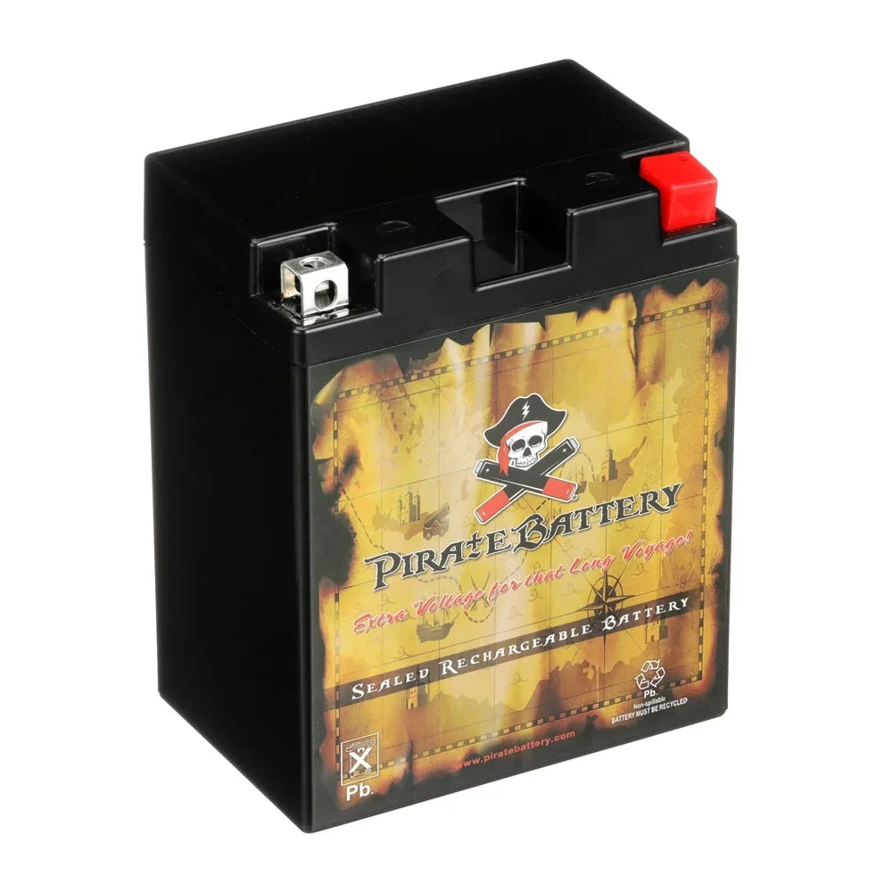 Pirate Battery Ytx14Ahl-Bs Motorcycle Battery For Kawasaki 750Cc Vn750-A Vulcan 1995