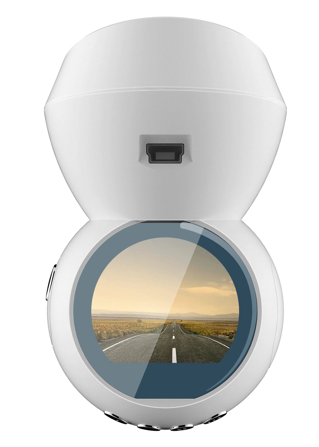 JS Dash 3.0 (WHITE) - Plug & Play Dash Cam- Full HD 1080p Dashcam w/ Parking Monitor & 1.22" LED Screen & GPS *NEW & IMPROVED*