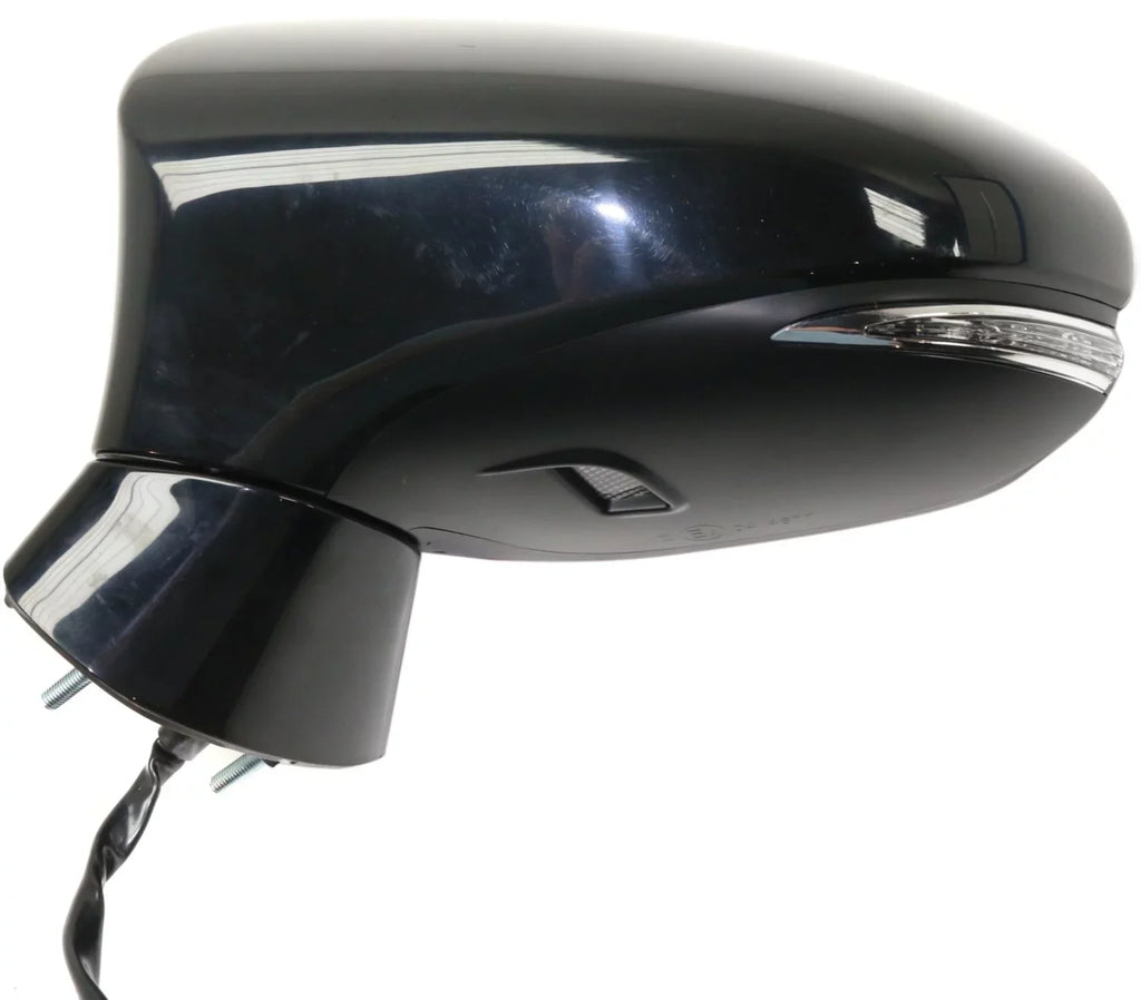 Mirror appropriate With 2014-2017 Lexus CT200h Left Driver Side Heated In-housing Signal Light Textured Black Kool-Vue
