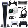 PlayStation 5 Digital Console with Extra Black Dualsense Controller and Accessories Kit (PS5, PlayStation Digital Version)