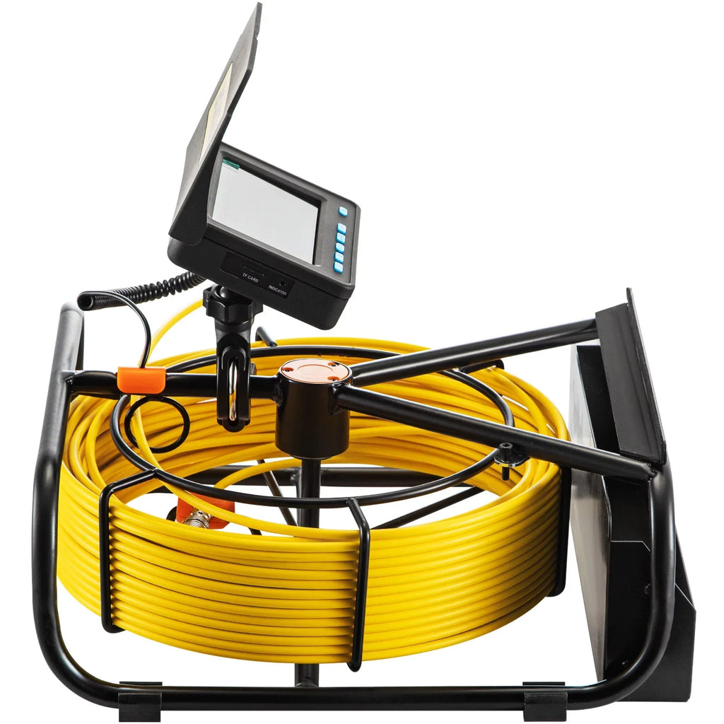 TFT LCD Monitor Pipe Camera Screen Waterproof IP68 Duct Inspection Camera with 6PCS LEDs 8500MAH Lithium Battery, DVR Function 10M. SKYSHALO Sewer Camera 32.8FT Cable Pipeline Inspection Camera 4.3 in