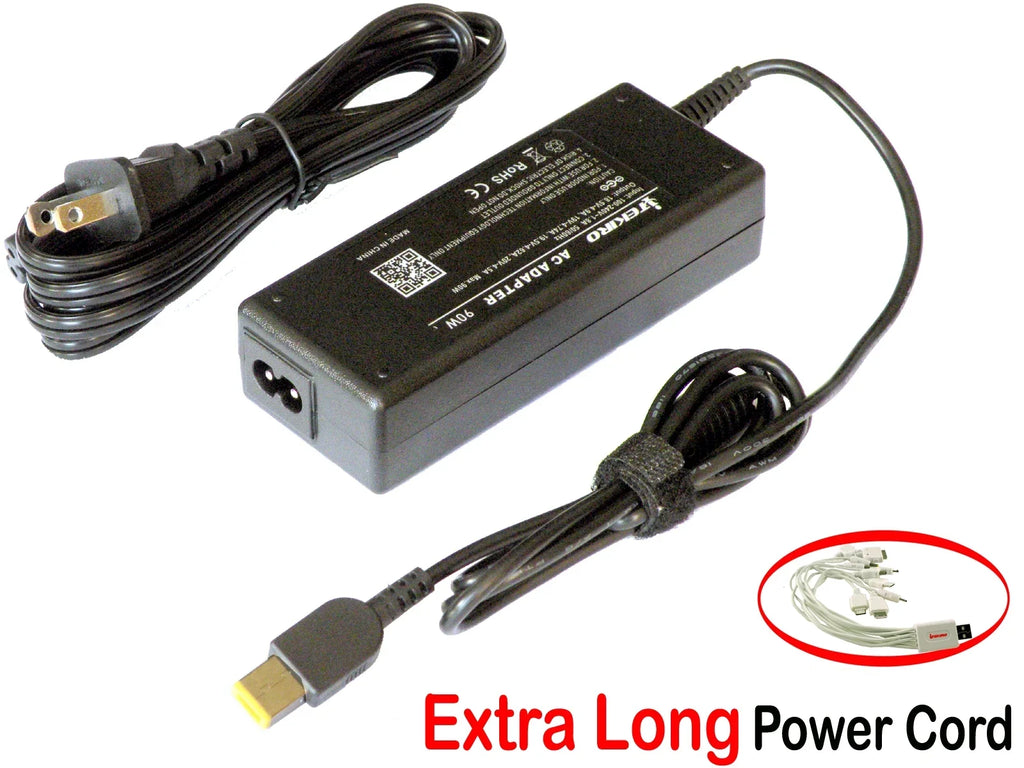 iTEKIRO 90W AC Adapter for  ThinkPad T440p 20AN009CUS, T440p 20AN00APUS, T440p 20AN00DBUS, T440p 20AN00DCUS, T440p 20AN00EGUS, T440p 20AN00EHUS, T440p 20AN00F2US 20AN00F4US, T470p 20J6001DUS