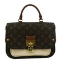 Pre-owned LOUIS VUITTON Vaugirard Monogram Canvas Shoulder Bag Creme