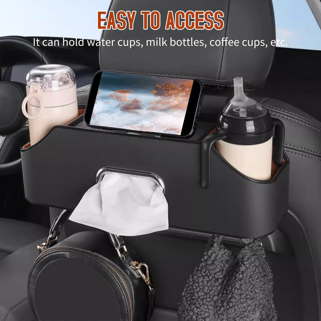 Aumotop Car Backseat Organizer,Box To Bottles With Cup Tissue Headrest With Cup Box Headrest Car Car Headrest Box To Headrest Rear Seat Headrest Cup Seat Car Box Tissue Cometx Rear Seat Box