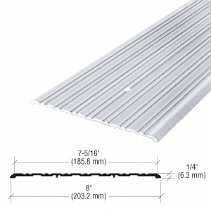 CRL 492A36 8" Aluminum Commercial Saddle Threshold - 36-1/2" Length