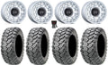Black Rhino Chamber 14" Wheels Si 26" Ceros Tires Kawasaki Mule Pro FXT
