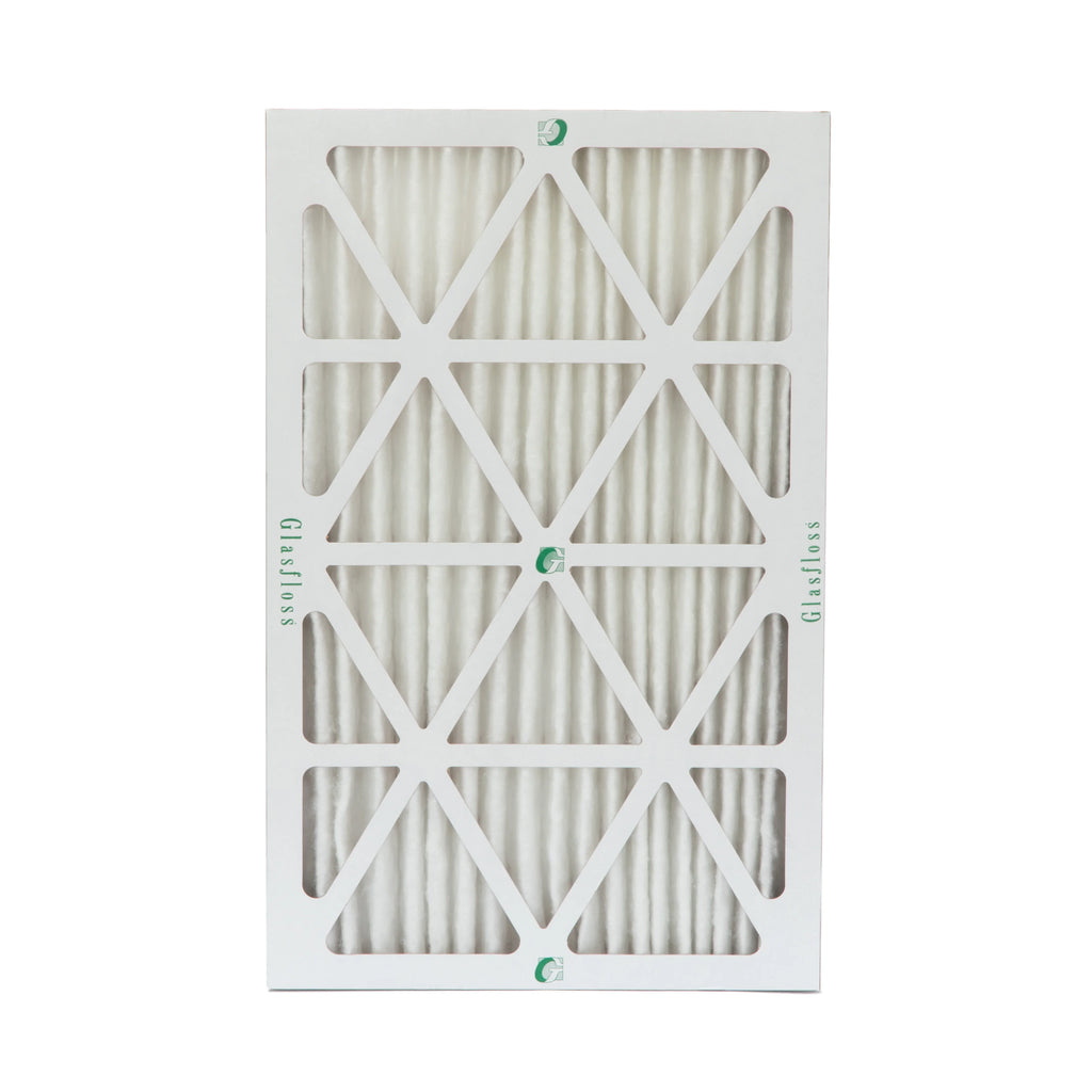 Actual Size: 17-1/2 x 23-1/2 x 1-3/4. 12 Pack of 18x24x2 MERV 10 Pleated 2" Inch Air Filters by Glasfloss