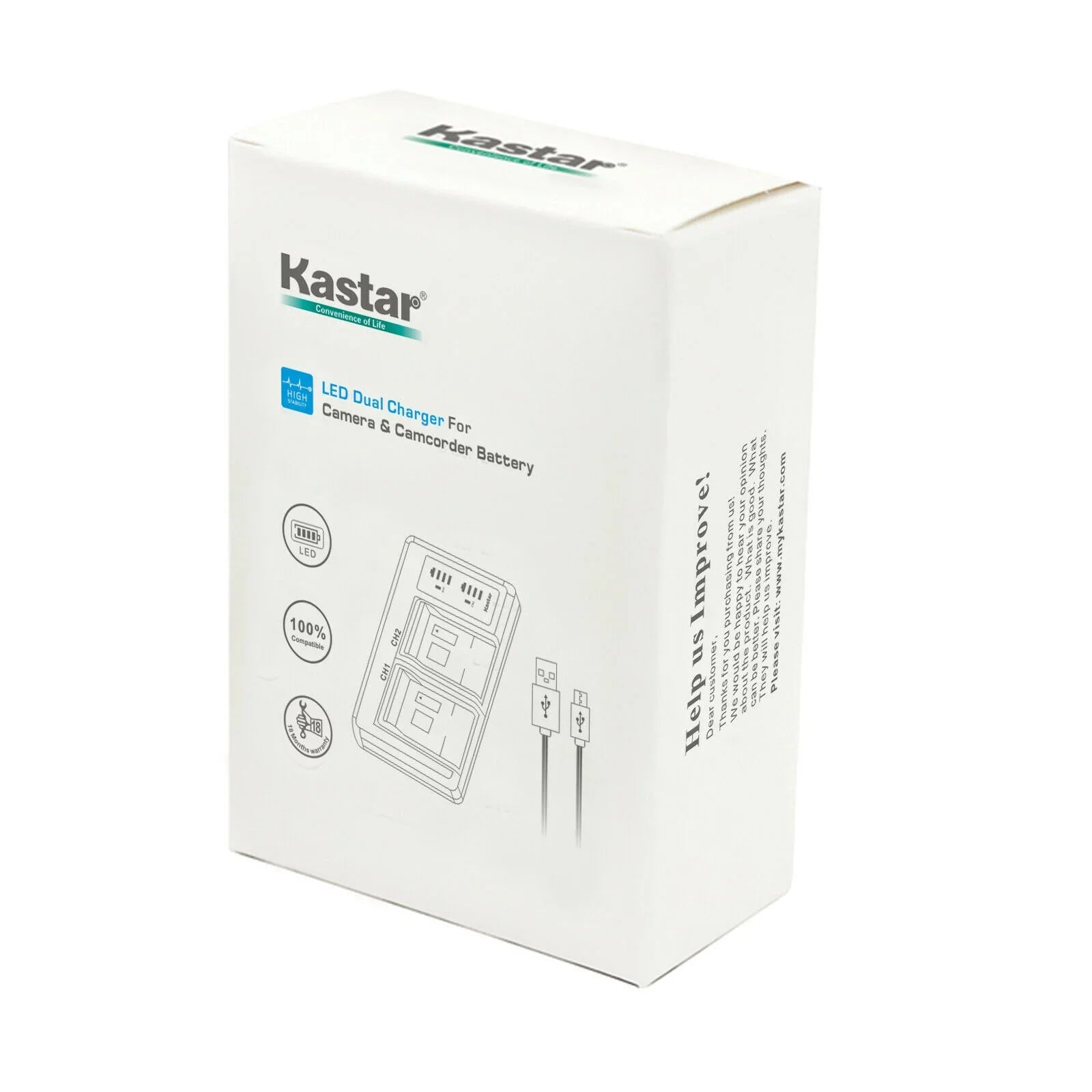 Kastar 4-Pack IA-BP210E Battery and LTD2 USB Charger Replacement for  HMX-F900, HMX-F910, HMX-F920, HMX-H200, HMX-H200BP, HMX-H203, HMX-H203BN, HMX-H204, HMX-H204BN, HMX-H205, HMX-H205BN