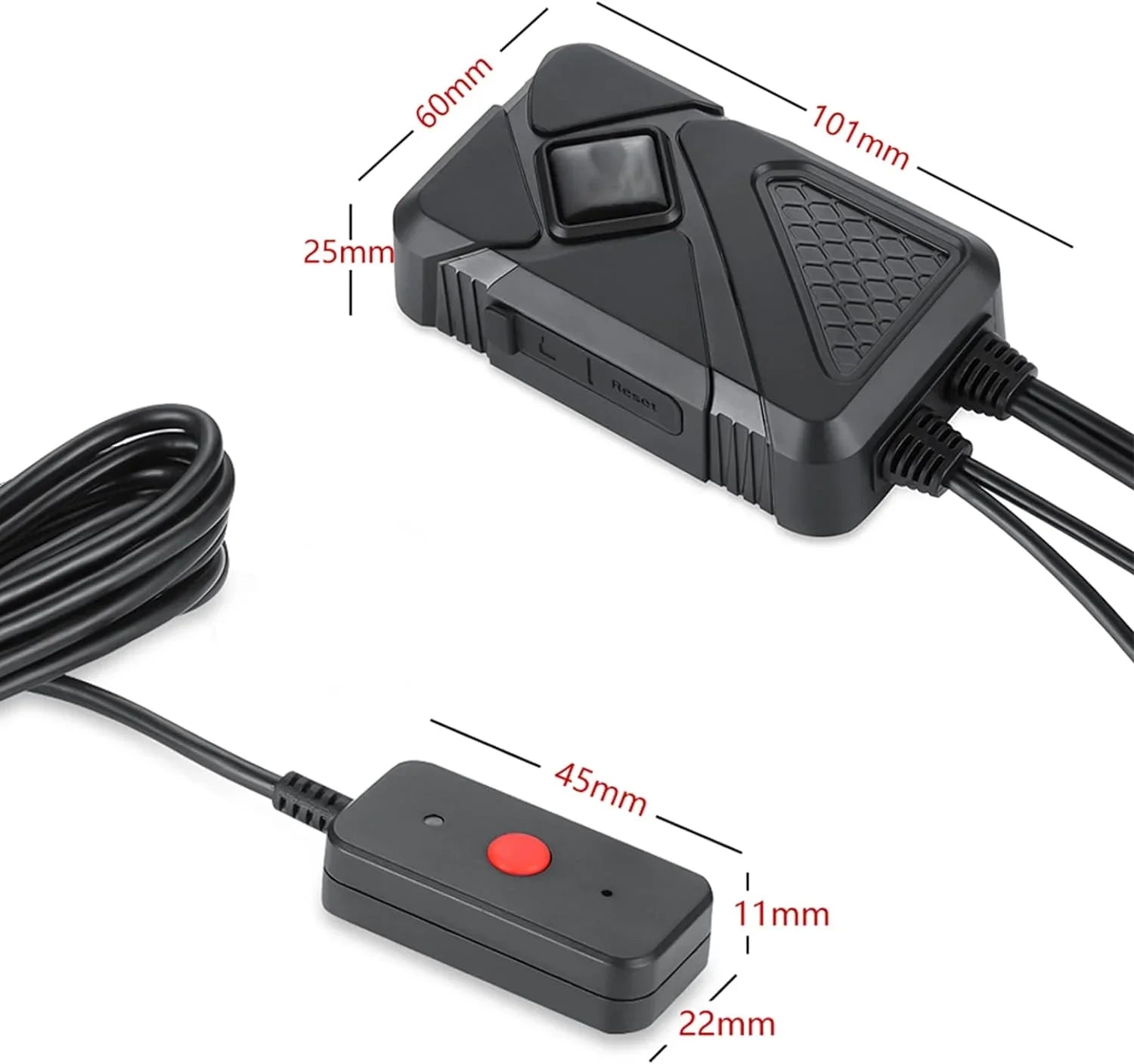 Motorcycle Camera with Recording Function Dash Cam Front and Rear 1MP AHD (720P) HD Camera 120° Wide Angle Motorcycle Accessories 1080P+720P Video Recording (Only Support 1 Channel 1080P)