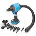 Electric Cordless Dust Blower, Rechargeable Air Dust Machine Stepless Speed Change, LED Working Light