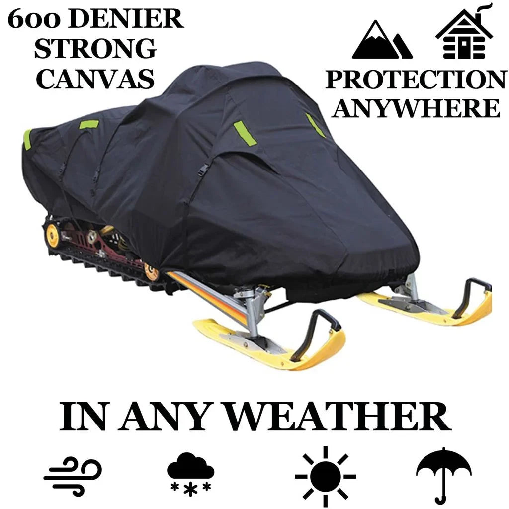 Snow shield suitable for 2001-2004 Arctic Cat snowmobile model MOUNTAIN CAT, Trailerable 600 Denier Snow Machine Sled Gear