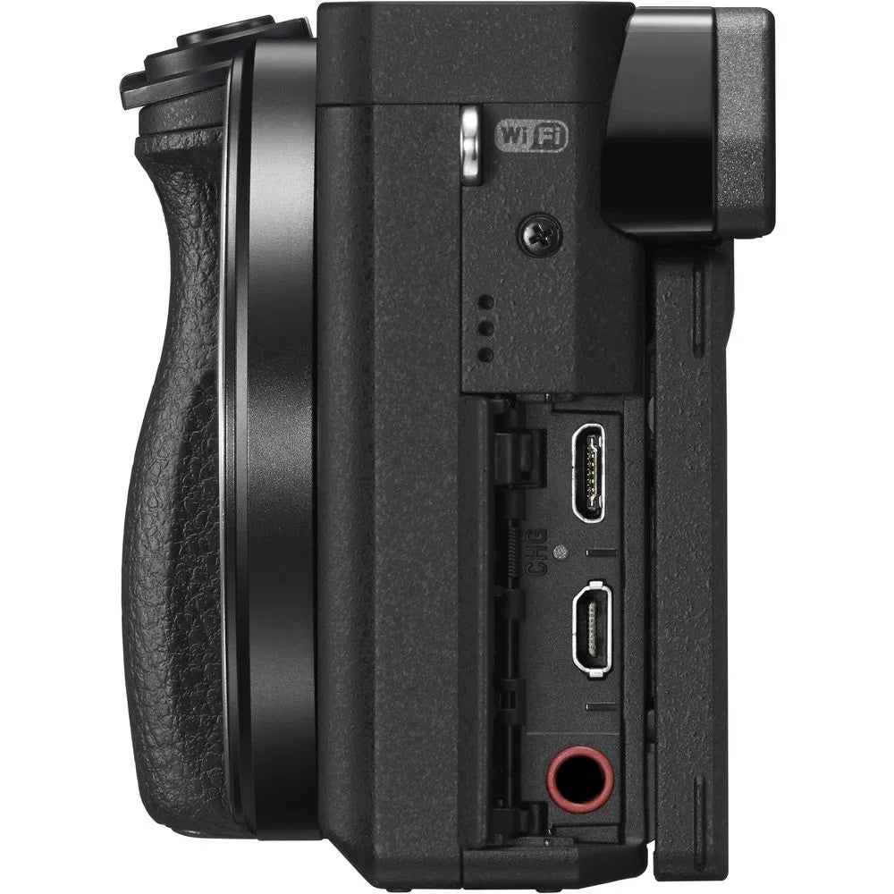 Alpha a6300 Mirrorless Camera Black ILCE6300/B +Soft Bag, Zhiyun-Tech WEEBI