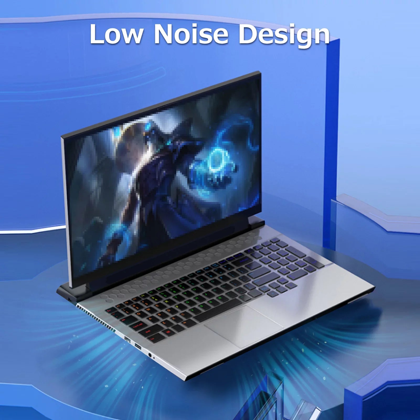Carevas Portable Laptop Cooler Laptop Cooling Base Single Fan Design Low Noise Two USB Ports Support Laptops Below 14 inch
