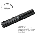 Battery for  ProBook 4530S 4540S 4440S 4430S 4545S 4535S 4330S QK646UT QK646AA
