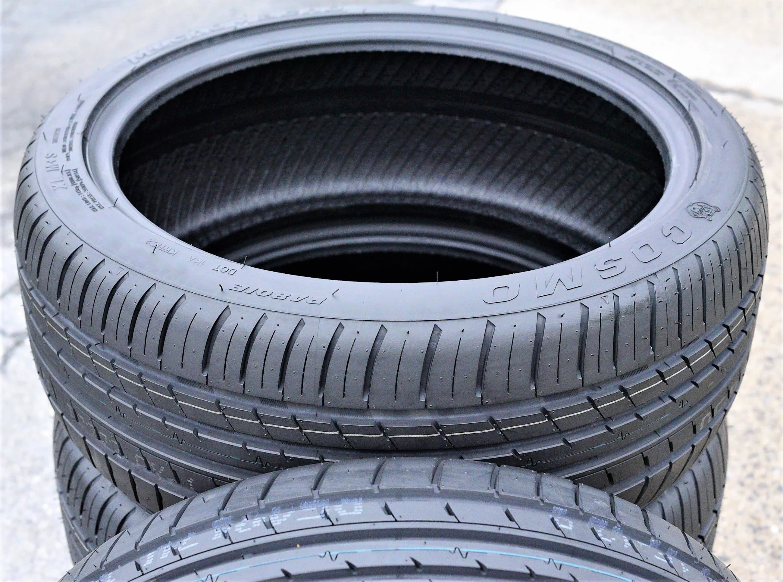 Set of 4 (FOUR) Cosmo MuchoMacho 225/50R17 ZR 98W All Season High Performance Tires Fits: 2012-15 Chevrolet Cruze LT, 2012-18  Focus Electric