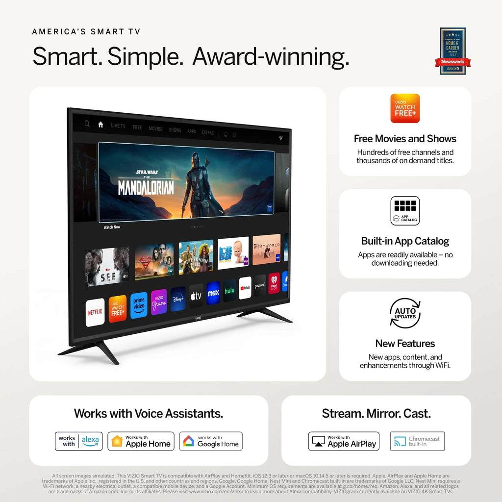 VIZIO OLED 65" Class 4K HDR SmartCast Smart TV OLED65-H1