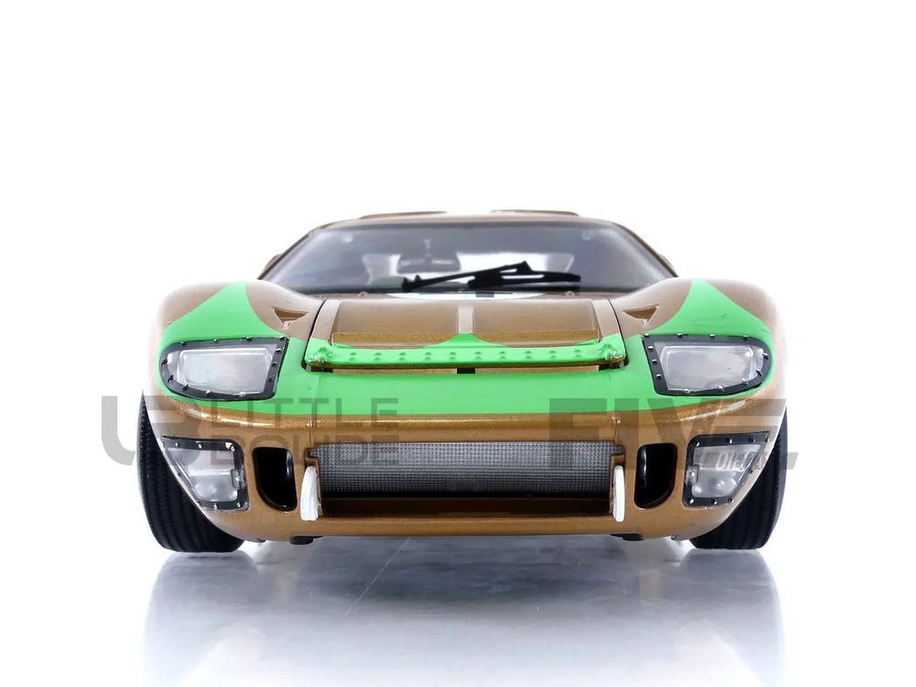 Shelby Collectibles SC414 1966  GT-40 MK 2 Gold No.4 1-18 Diecast Car Model