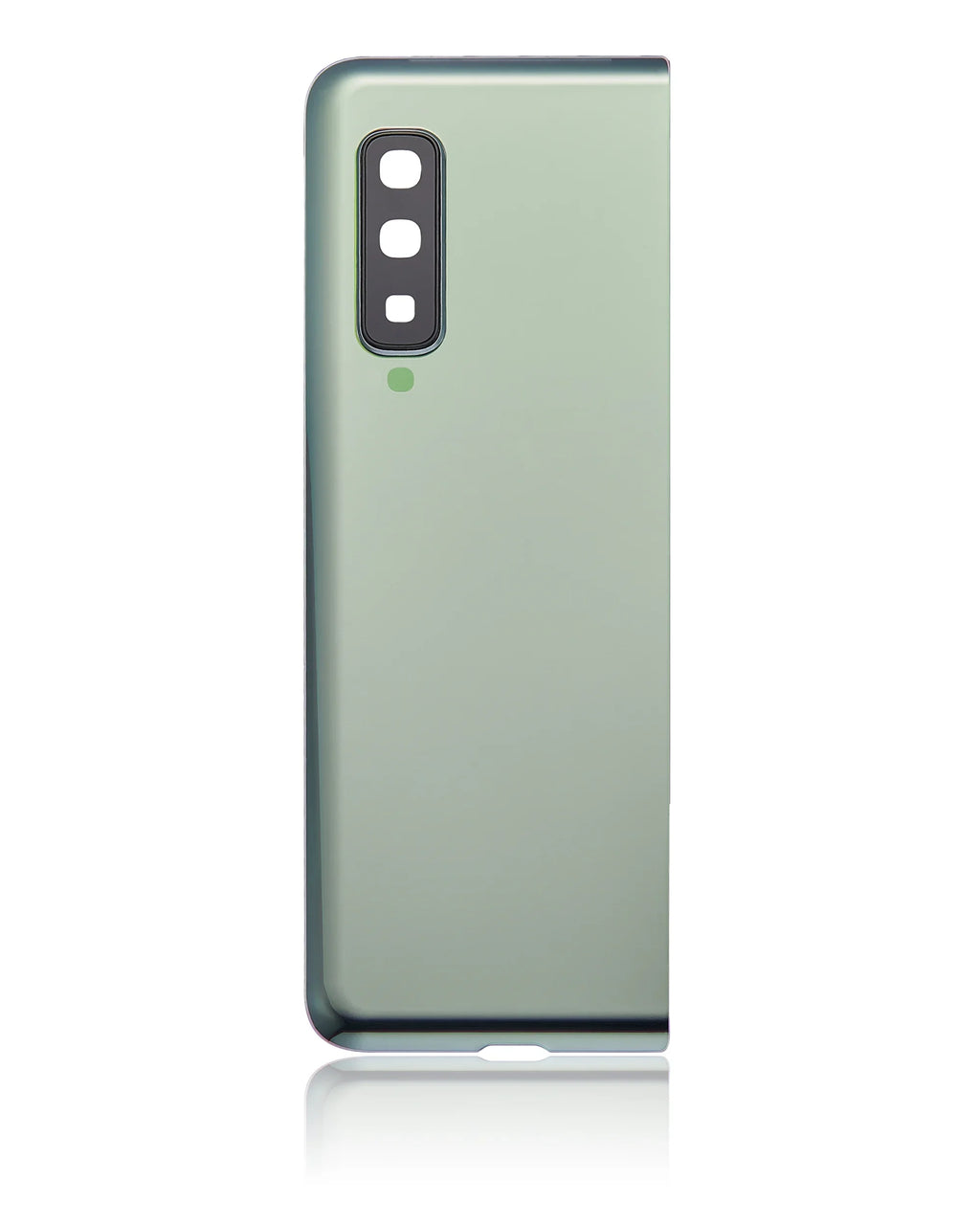 Replacement Back shield Glass With Camera Lens appropriate For  Galaxy Fold 4G (F900) (Aftermarket Plus) (Space Silver)