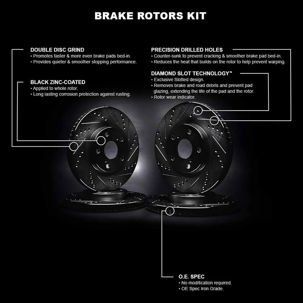 R1 Concepts Whpn2 42010 R1 Concepts Brake Rotor D/S Black Fits select: 2017-2022 JEEP COMPASS, 2015-2022 JEEP RENEGADE