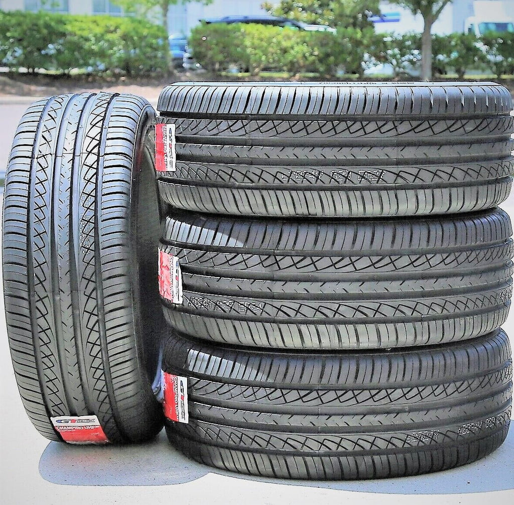 Set of 4 (FOUR) GT Radial Champiro UHP A/S 255/40R19 ZR 100Y XL AS High Performance Tires Fits: 2014  Mustang GT, 2015-23  Mustang EcoBoost Premium