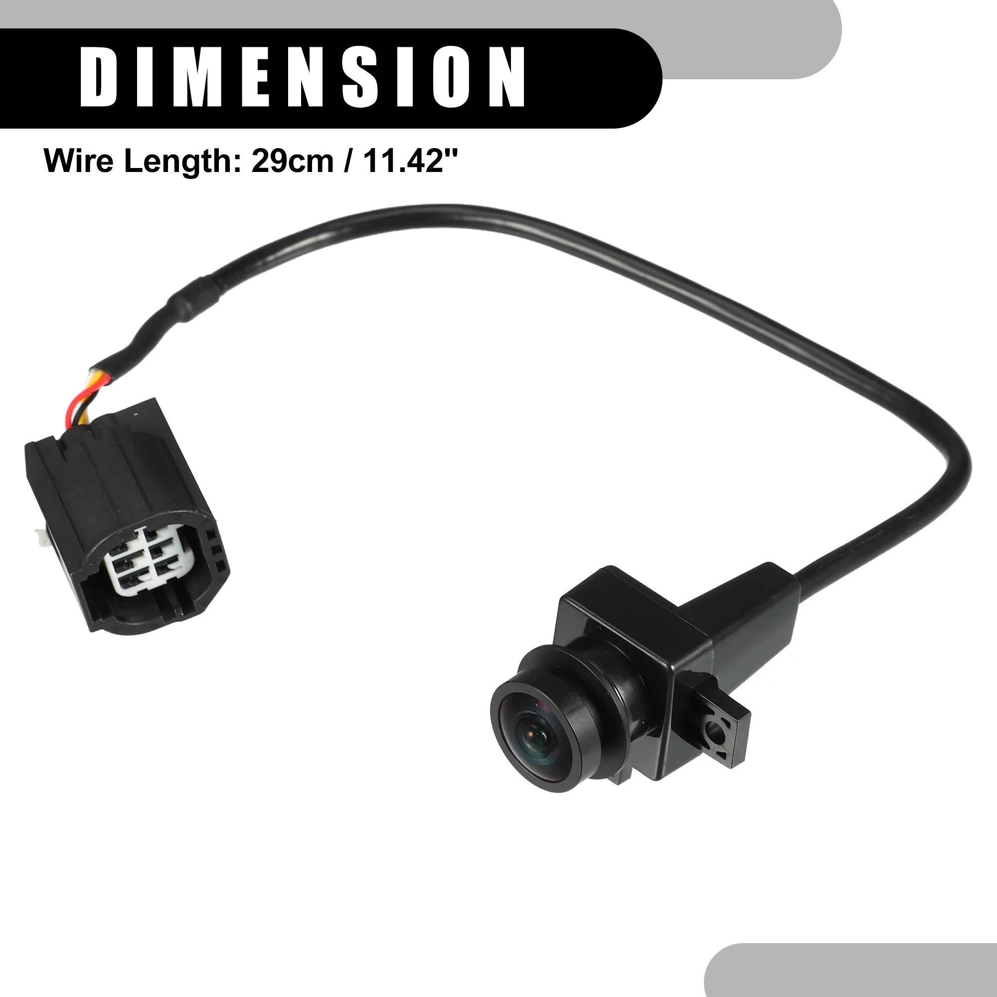 Car Rear View Back Up Camera No.56054041AD for Ram 1500 2500 3500 2010 Plastic Black