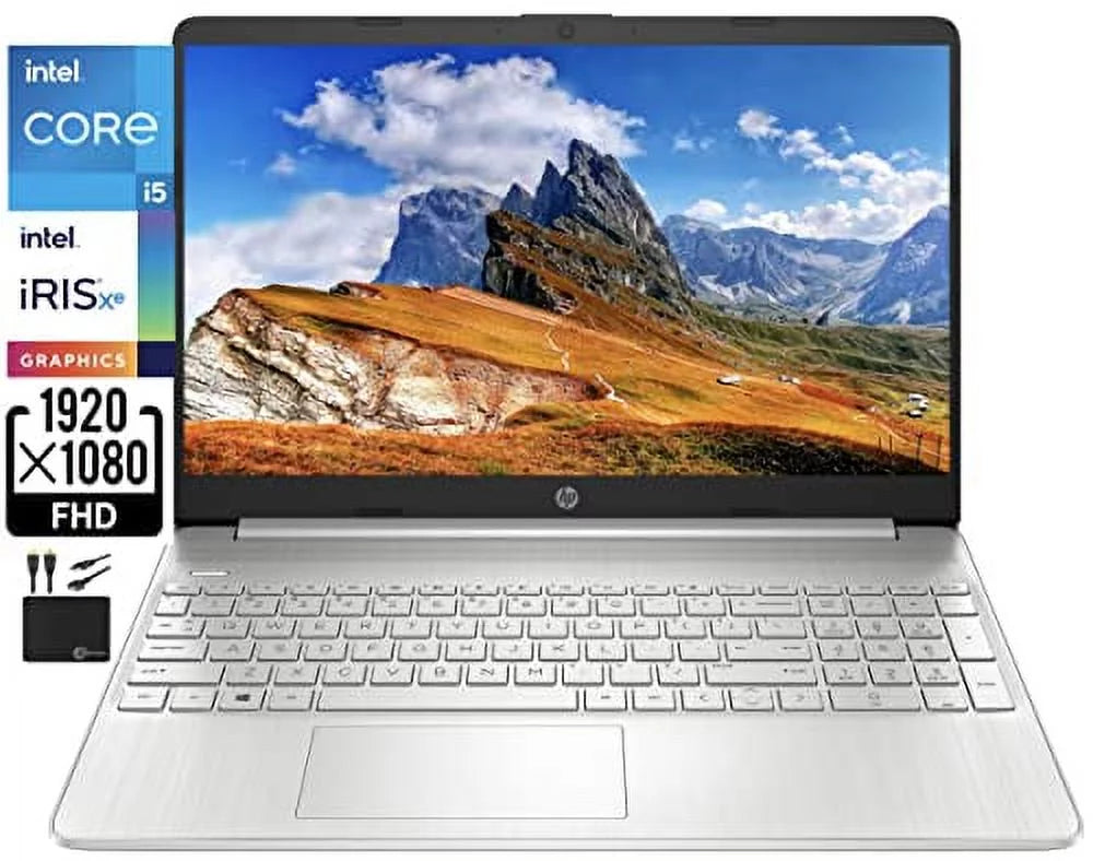 2023 Newest 15.6’’ FHD Screen Laptop, Quad Core  i5-1135G7 (Beat i7-1065G7,Upto 4.2GHz), Iris Xe Graphics, 8GB RAM, 512GB SSD, HD Webcam, WiFi 6, 9+ Hours Battery, Winows 11+Marxsolcables