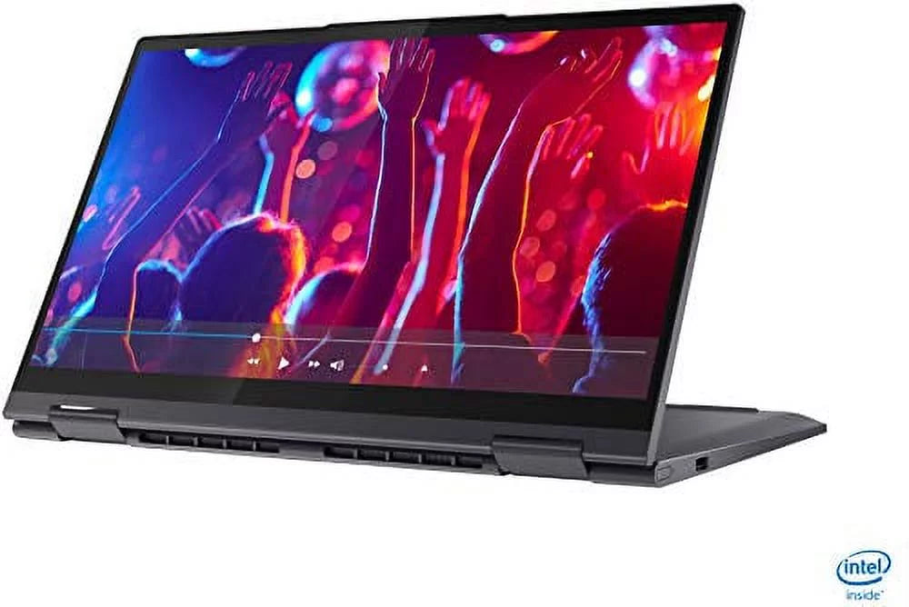 2022  Yoga 7i 2-in-1 Laptop 14 inch FHD Touchscreen  EVO Platform 11th Core i7-1165G7 Iris Xe Graphics 12GB DDR4 512GB SSD WI-FI 6 Thunderbolt 4.0 Backlit KB with Fingerprint Windows 10